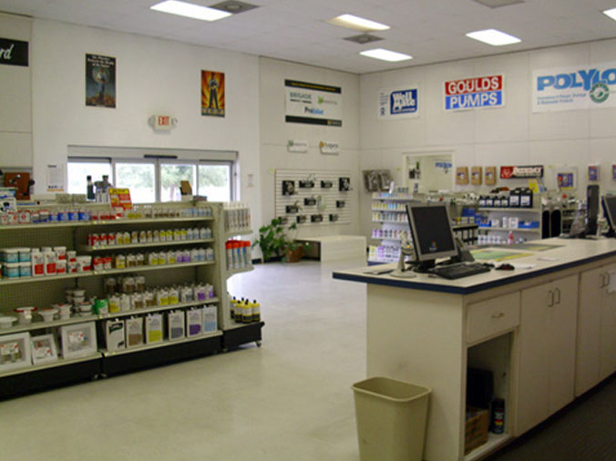 Hughes Supply Ocala plumbing service counter